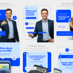 Pack de artes de social media para contabilidade, criado por Carlos Salino